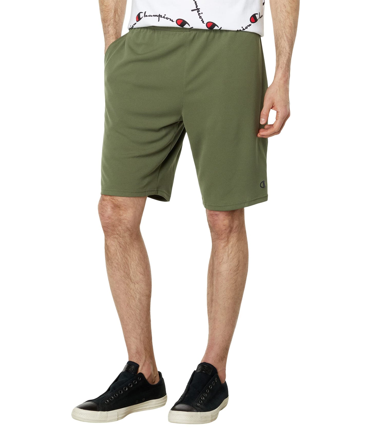 Champion mens 10" Core Training Shorts, Cargo Olive, Small US