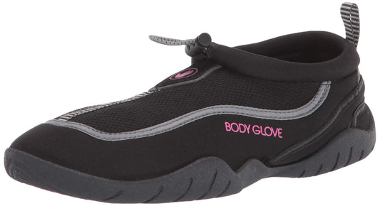 Body Glove womens Water Shoe,Black/Neon Pink,11