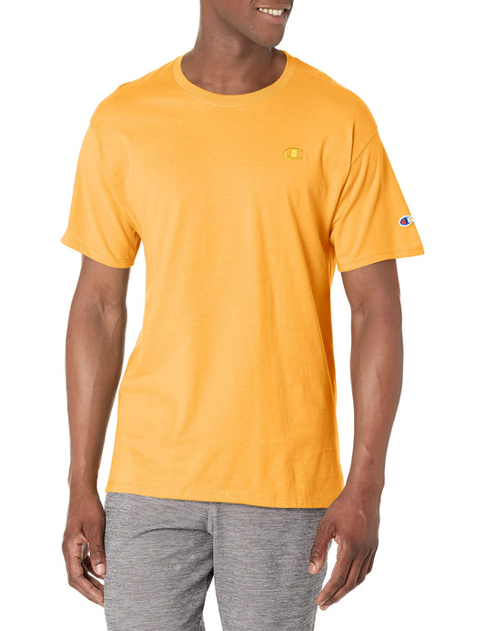 Champion mens Classic Jersey Tee T Shirt, Capri Orange, Small US