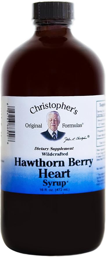 Christopher's Original Formulas Hawthorn Berry Heart Syrup - 16 fl oz | Natural Herbal Blend for General Wellness