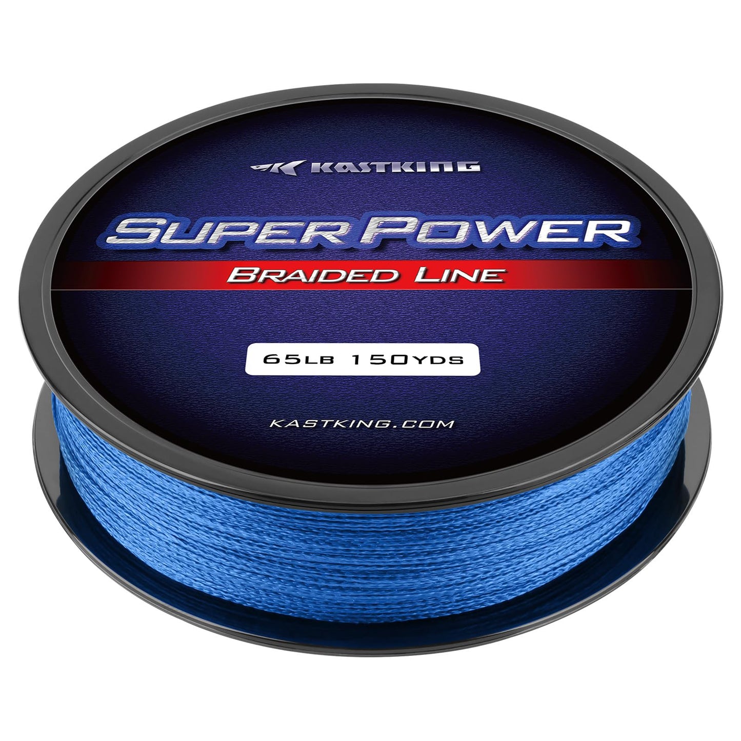 KastKing Superpower Braided Fishing Line, Ocean Blue, 80LB, 150 Yds