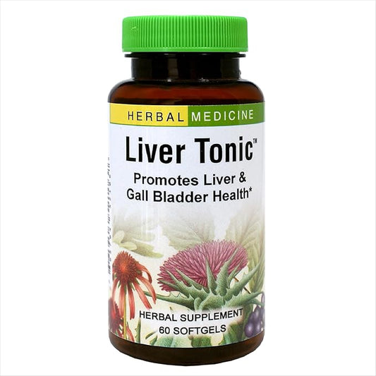 Herbs Etc. Liver Tonic - Gallbladder Health Supplement with Herbal Formula - Aid Overall Liver Health with Milk Thistle, Schisandra & Oregon Grape - Support a Healthy Liver - 60 Softgels