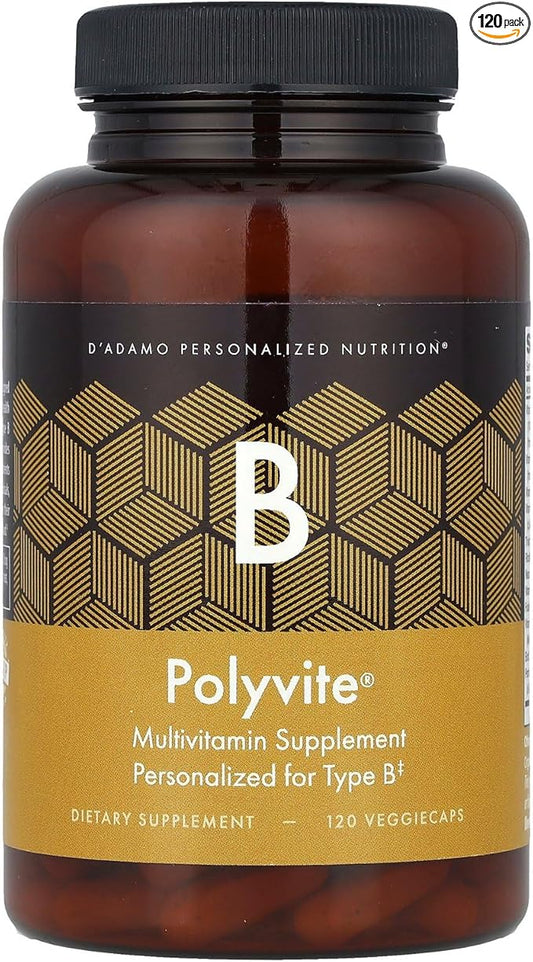 D'Adamo Personalized Nutrition - Polyvite B 120 vcaps