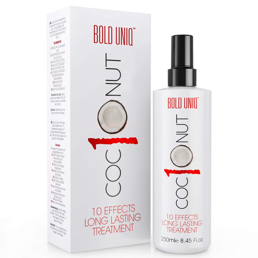 Coconut Thermal Protection Spray - Prevents Frizz and Split Ends for All Hair Types - Heat Defense Up To 450ºF - 8.45fl.oz