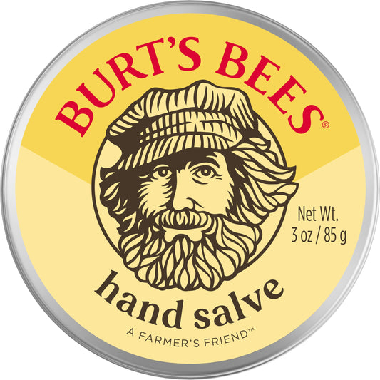 Burt's Bees, Hand Salve With Botanical Oils and Beeswax, Moisturizing Balm for Dry Hands, 100 Percent Natural Origin Skin Care, 3 oz. Package