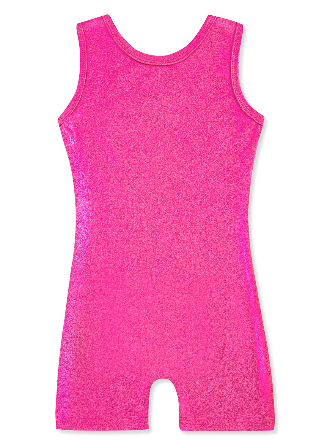 HOZIY Leotards for Girls Gymnastics Size 5-6 5t Hot Pink Rose Dance Clothes Clothing Bodysuits Toddler Girl Little Kid Outfits Biketard Sleeveless Kids Leo Body Gimnasia Nina