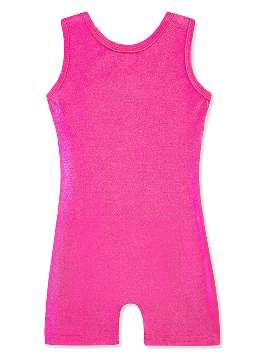 HOZIY Leotards for Girls Gymnastics Size 5-6 5t Hot Pink Rose Dance Clothes Clothing Bodysuits Toddler Girl Little Kid Outfits Biketard Sleeveless Kids Leo Body Gimnasia Nina