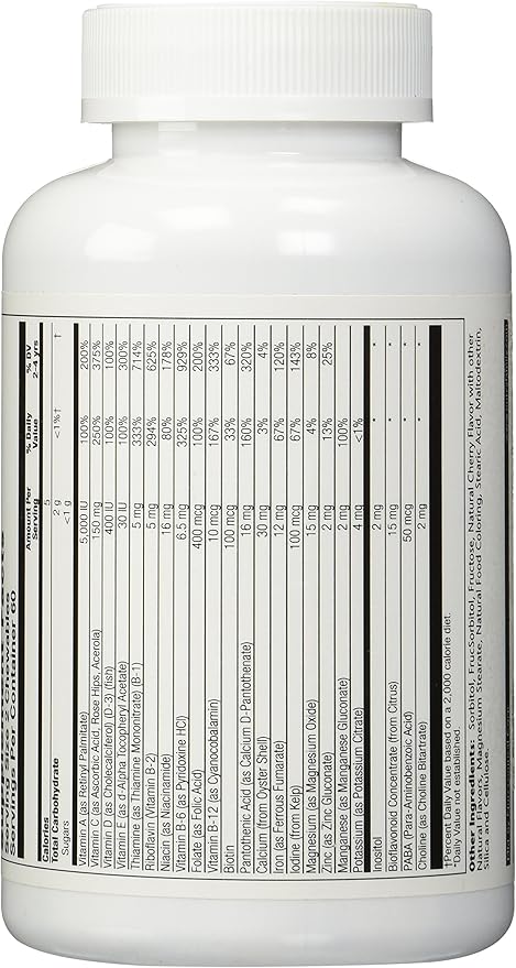 CHILDREN'S MULTI CHEW CHERRY 120 TABLETS