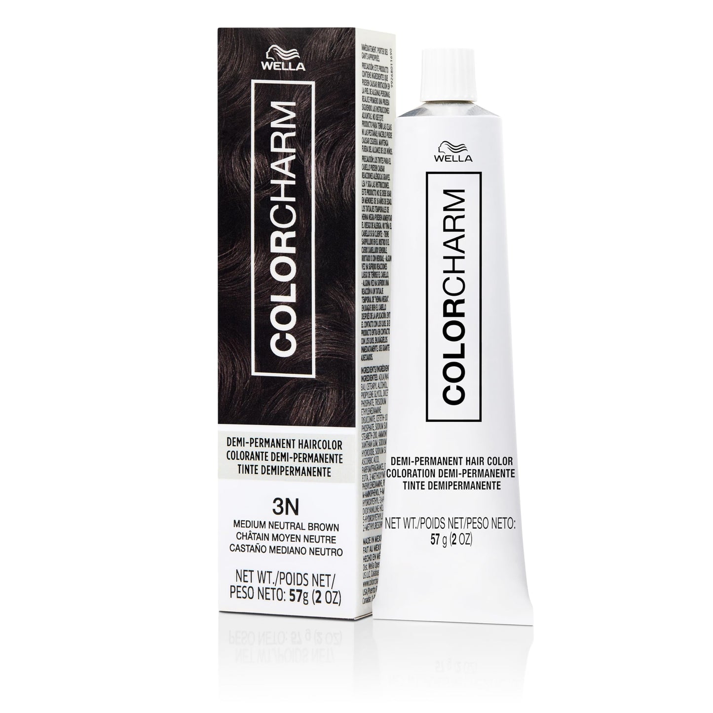 COLORCHARM Demi Permanent Hair Color 3N Medium Neutral Brown Gloss, Refresh and Tone 2 Fl Oz