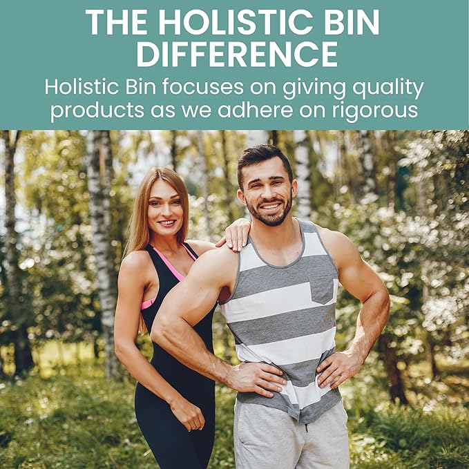 Holistic Bin Wild Harvested Root Ginseng Powder – Brazilian Suma Root Ginseng for Tea & Smoothies – Adaptogen Extract – Non GMO – 50 Grams