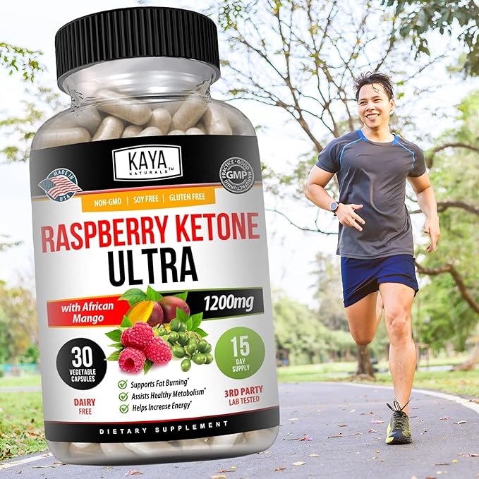Kaya Naturals Keto Diet Raspberry Ketone - Weight Loss Supplement, Appetite Control, Boost Metabolism - 30 Count…