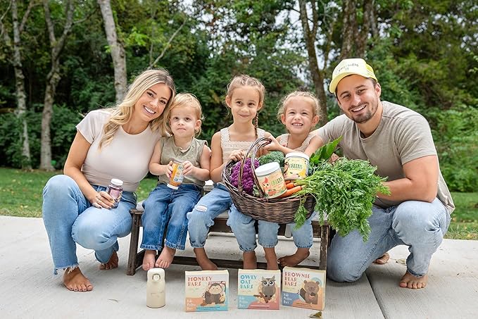 Kids Greens Powder, 30 Servings, Parrot Peach Ring, Superfood Drink Mix with Fiber for Digestive Health, Organic Fruits & Vegetables, Antioxidants, Real Food Ingredients, Ages 2+