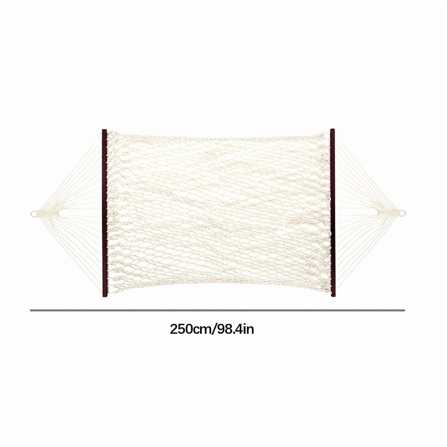 Heavy Duty Beach Hammock with Crossbars and Removable Pillow - 450 lb Capacity, Quilted Fabric Outdoor Hammock for Patio, Backyard, Poolside - Includes Chains for Easy Hanging