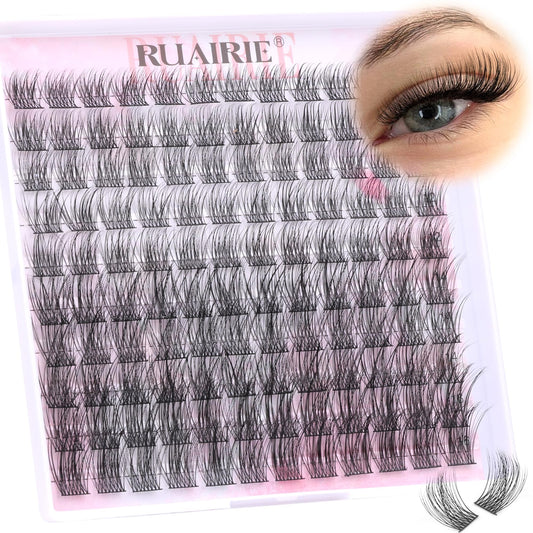 Lash Clusters Eyelash Extensions Wispy Eyelash Clusters Lash Extensions 120pcs Individual Lashes Natural D Curl Lash Clusters by Ruairie