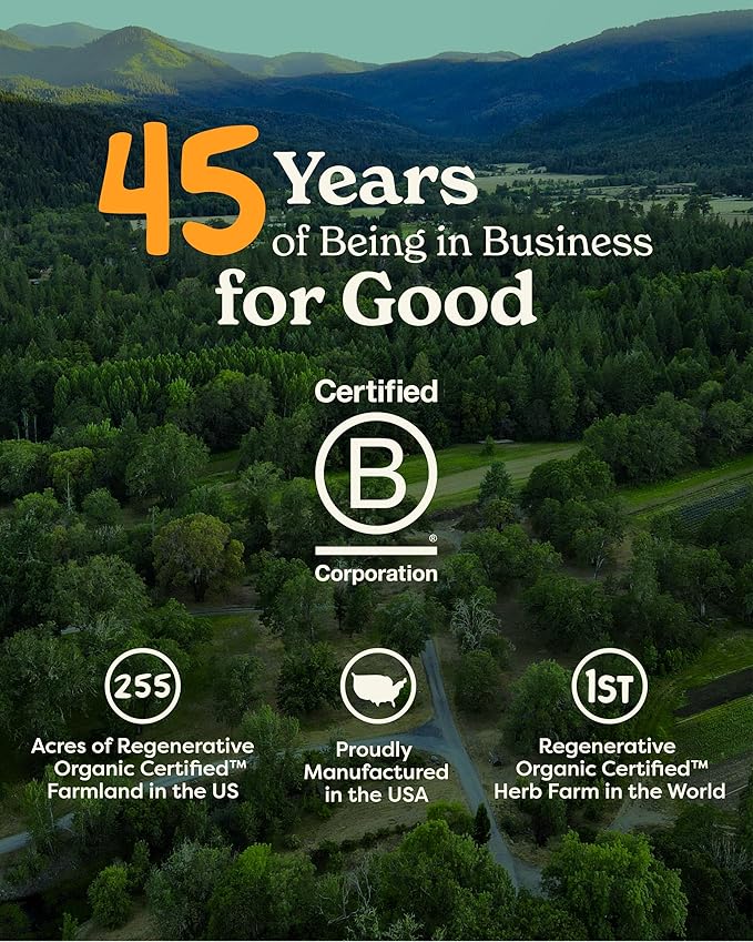 Herb Pharm Organic Ashwagandha Liquid Extract, Alcohol-Free: Mood Support Supplement, Vegan Ashwagandha Root Glycerite, Tasty Non-Bitter Adaptogen Extract for Adults, Non-GMO, 1 Oz