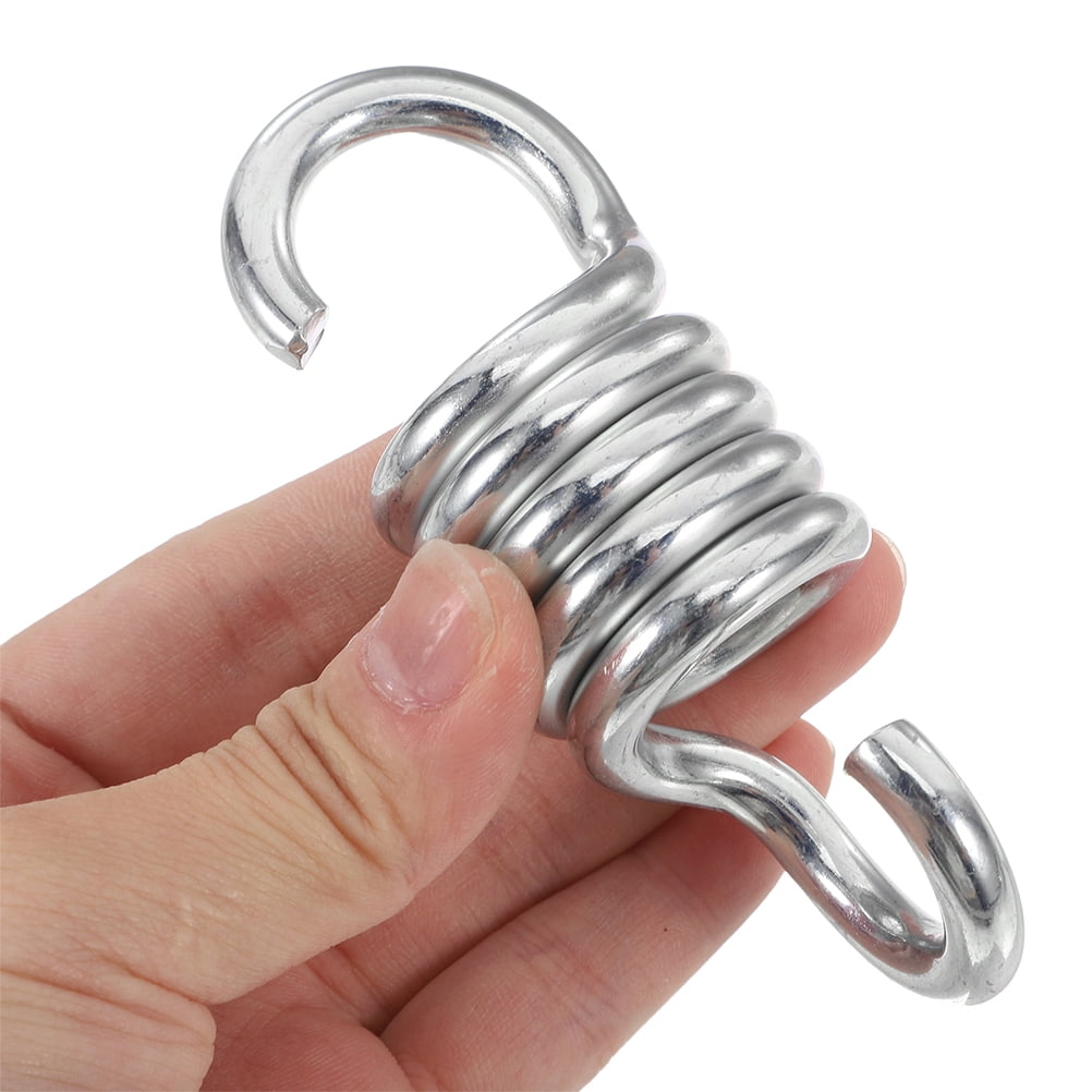 Homoyoyo 4pcs Hammock Spring Kit Stable Hanging Components for Patio Furniture Accessories