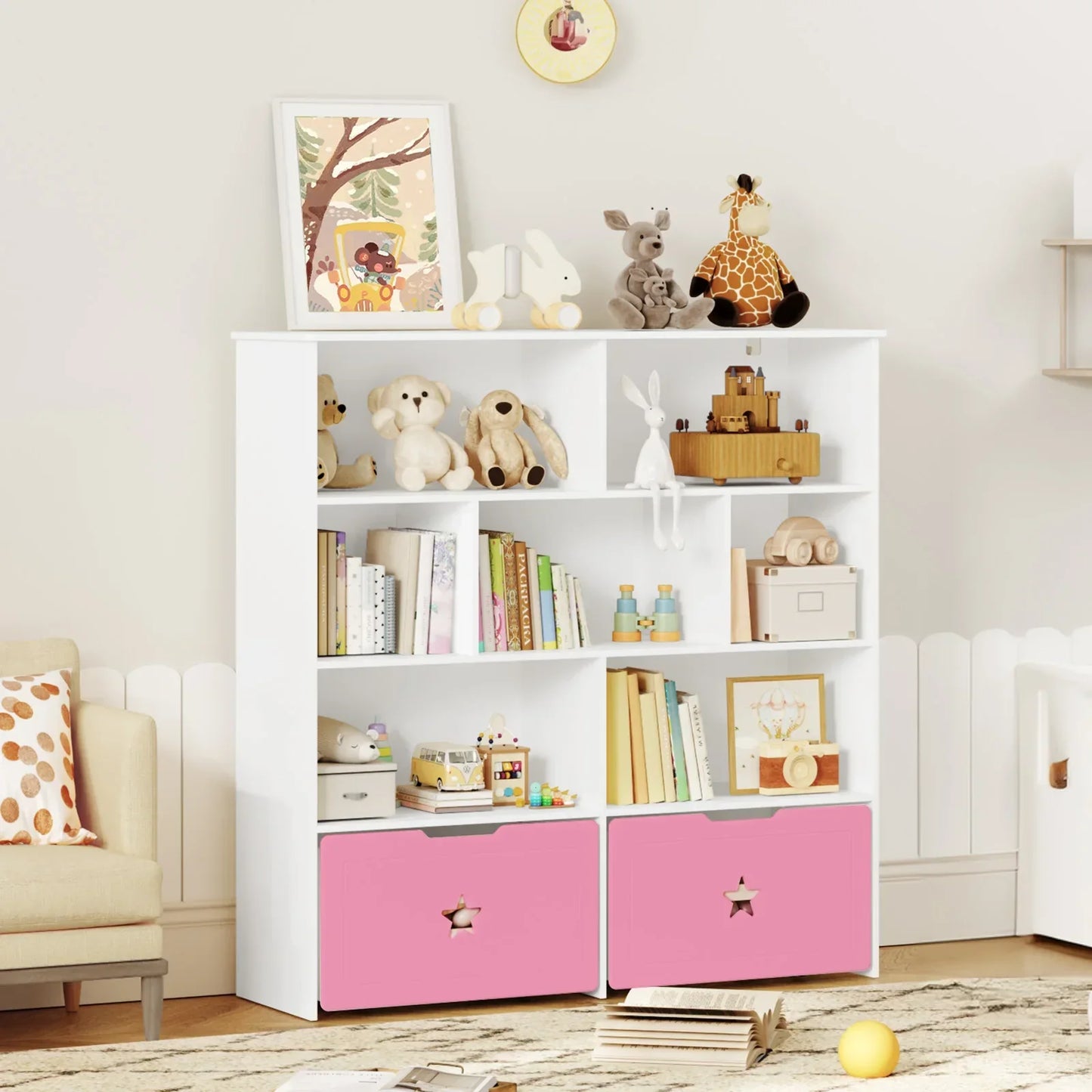 Kids Toy Storage Cabinet