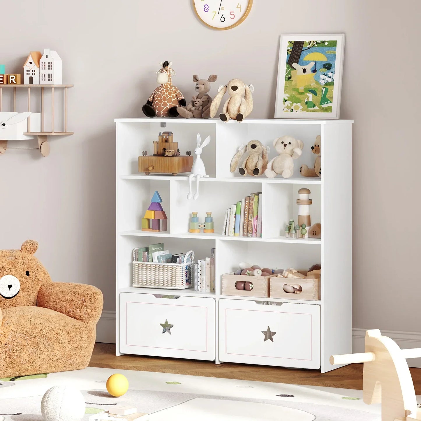 Kids Toy Storage Cabinet