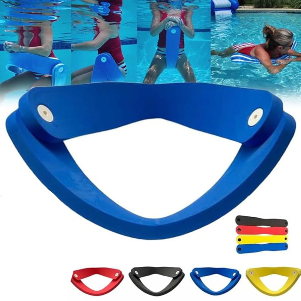 Civilizek Water Recliner, Grandfloats Float-N-Fold Water Chair, Adult Civilized 3-in-1 Floating Chair, Endless Relaxation Waters Recliner, Stable Beach Chairs for Pool and Lake Swim,Red