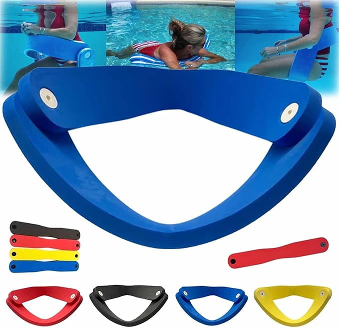 Civilizek Water Recliner, Grandfloats Float-N-Fold Water Chair, Civilized 3-in-1 Floating Chair One Float, Endless Relaxation, Waters Recliner Beach Chairs for Sitting in The Waters Swim,Blue