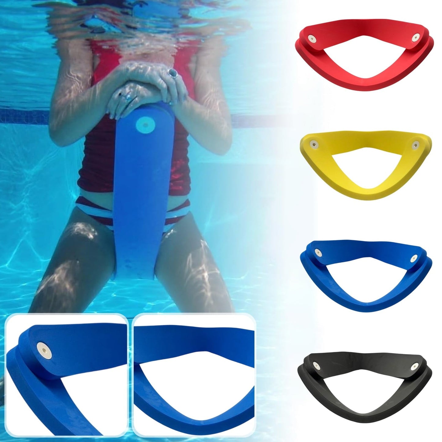 Civilizek Water Recliner, Grandfloats Float-N-Fold Water Chair, Civilized 3-in-1 Floating Chair One Float, Endless Relaxation, Waters Recliner Beach Chairs for Sitting in The Waters Swim Blue