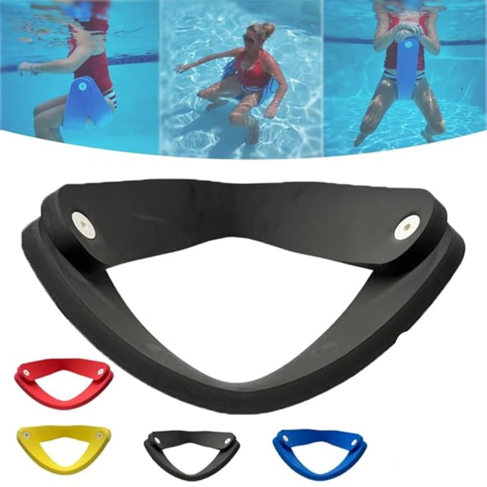 Civilizek Water Recliner, Grandfloats Float-N-Fold Water Chair, Civilized 3-in-1 Floating Chair One Float, Endless Relaxation, Waters Recliner Beach Chairs for Sitting in The Waters Swim,Black