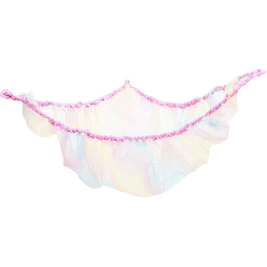 HONMEET Toy Hammock Storage Net Woven Mesh Hammock Multi-Colored Polyester 1Pack