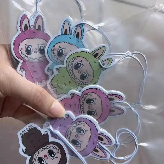 Labubu Cartoon Car Air Freshener Pendant
