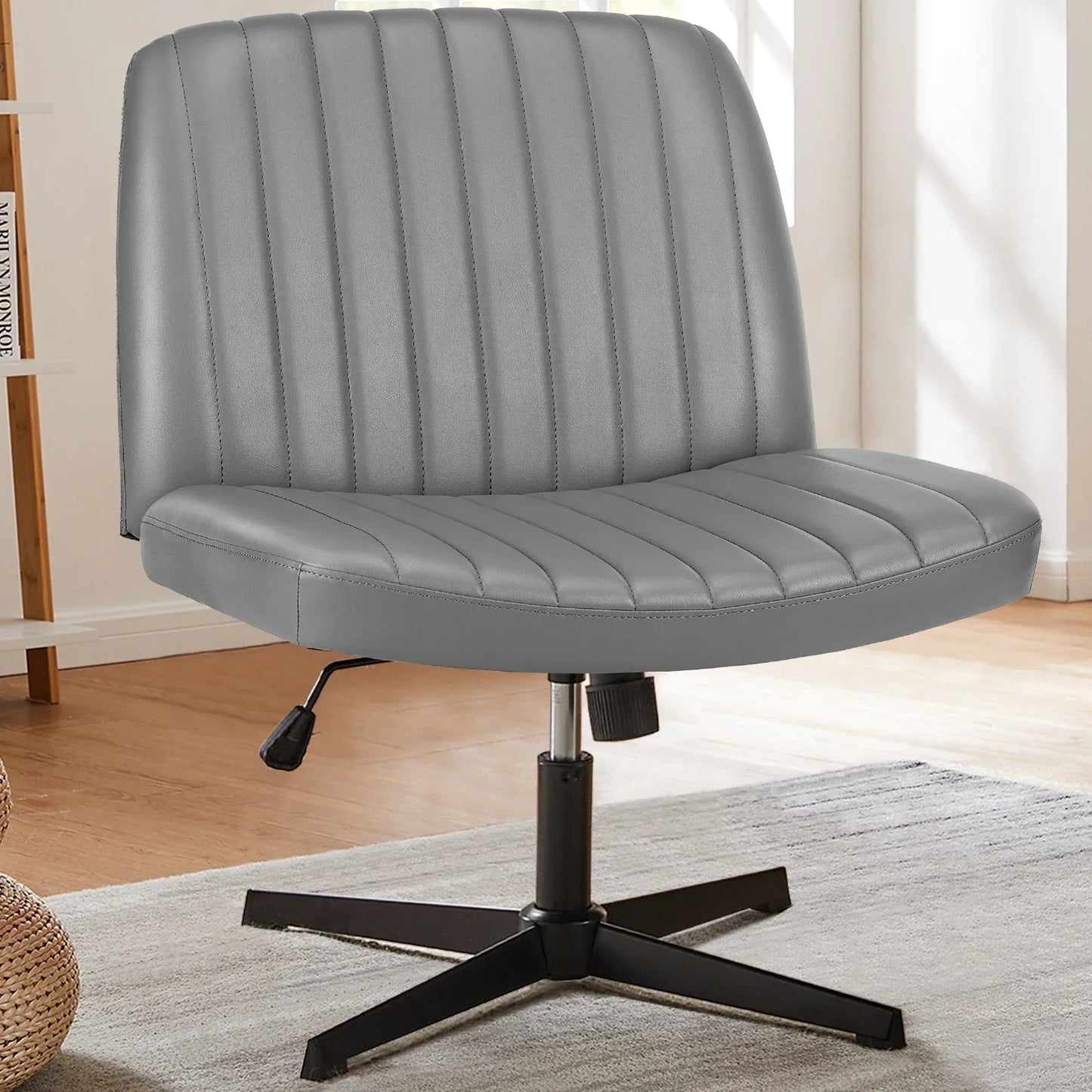 JHK Cross-Legged Swivel Office Chair
