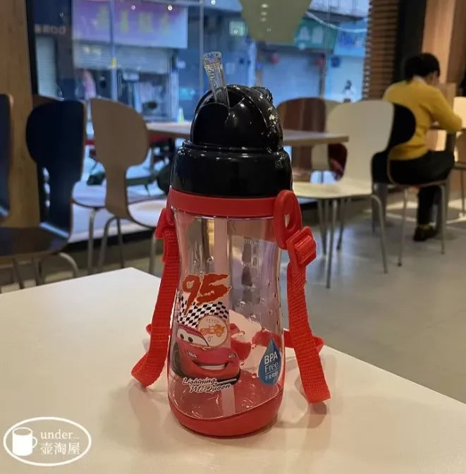 Kids Water Bottle Soft Mouth Straw
