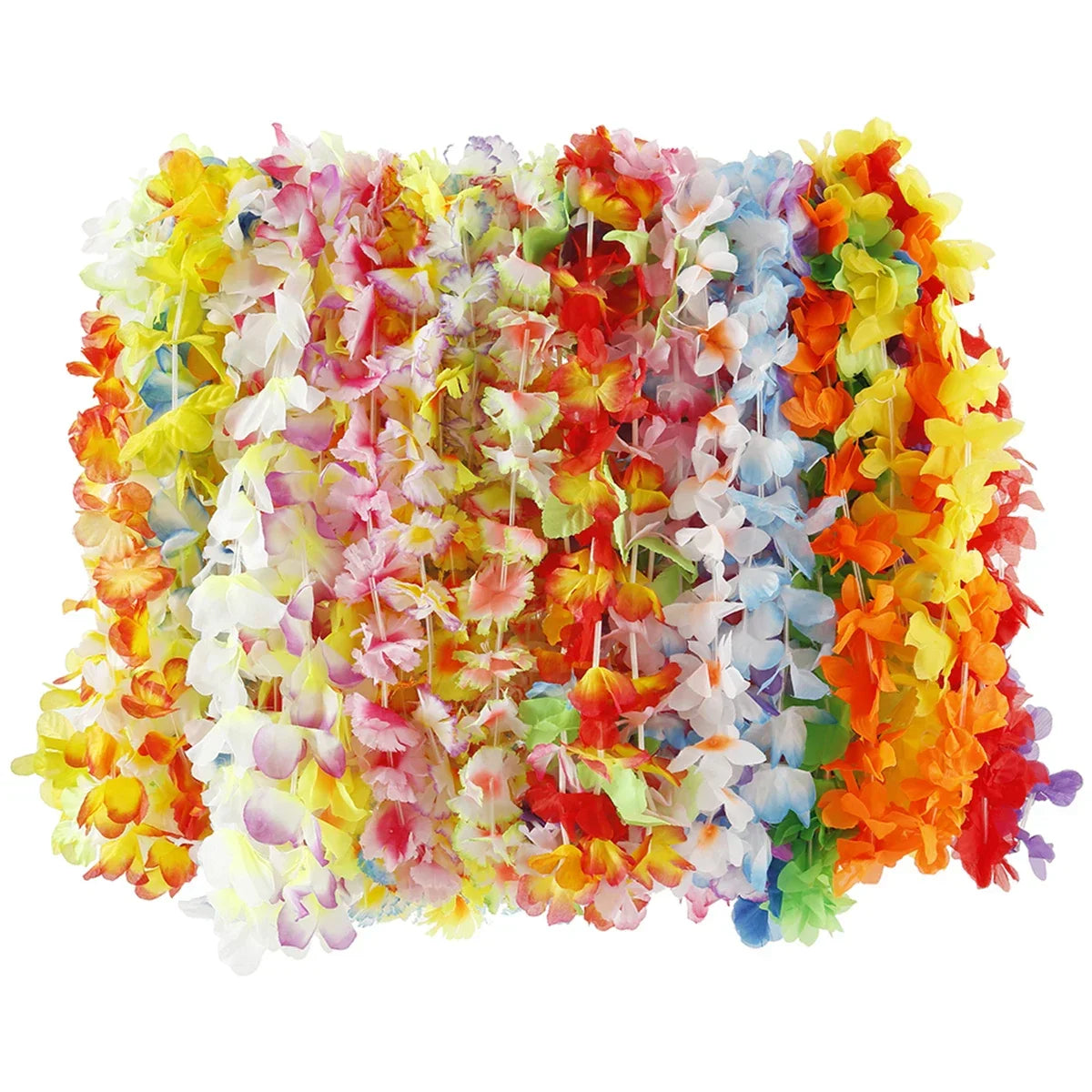 50/100PCS Hawaiian Flower Leis Garland
