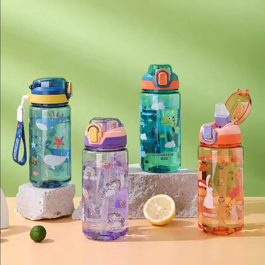 Kids Water Bottles With Straws