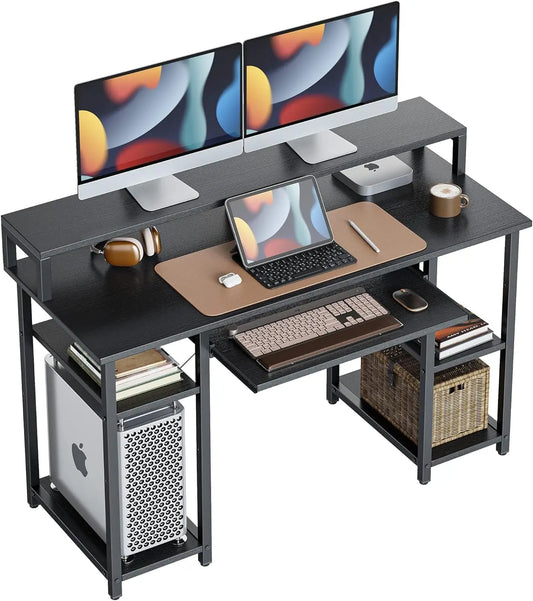 CubiCubi Office Desk with Keyboard Tray