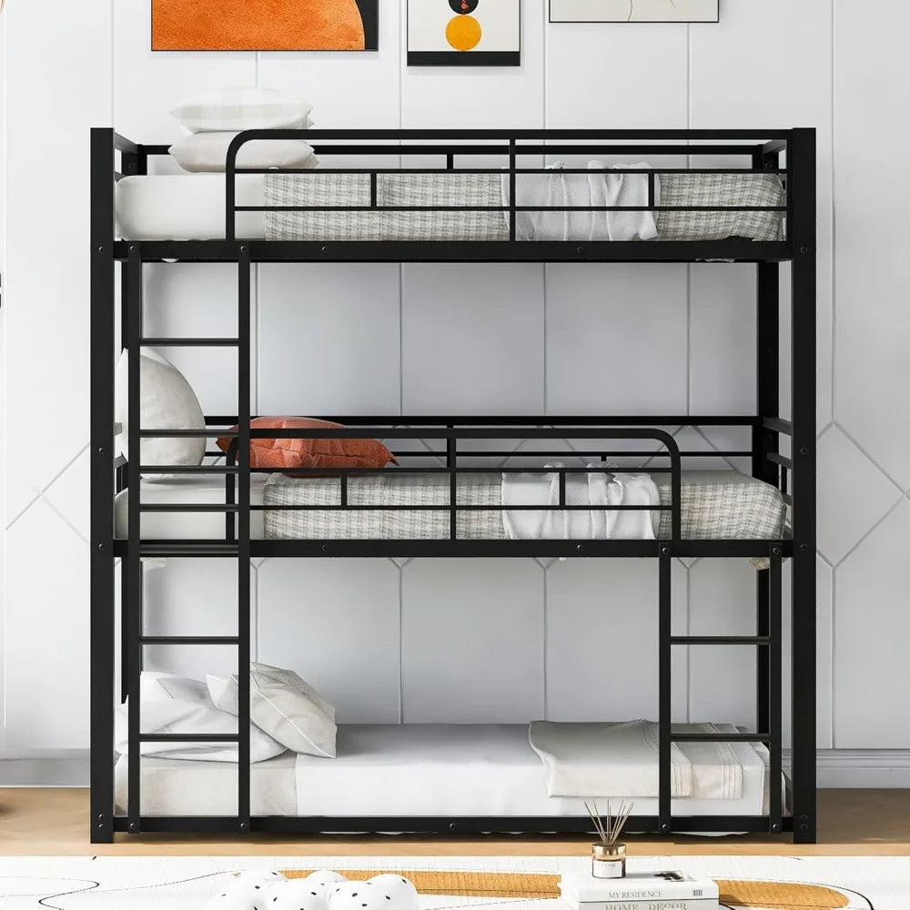 Heavy Duty Triple Twin Bunk Bed