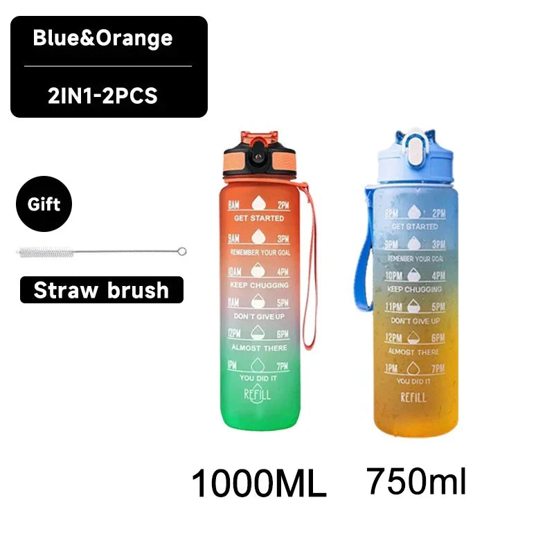 Colorful Plastic Water Bottle For Gym