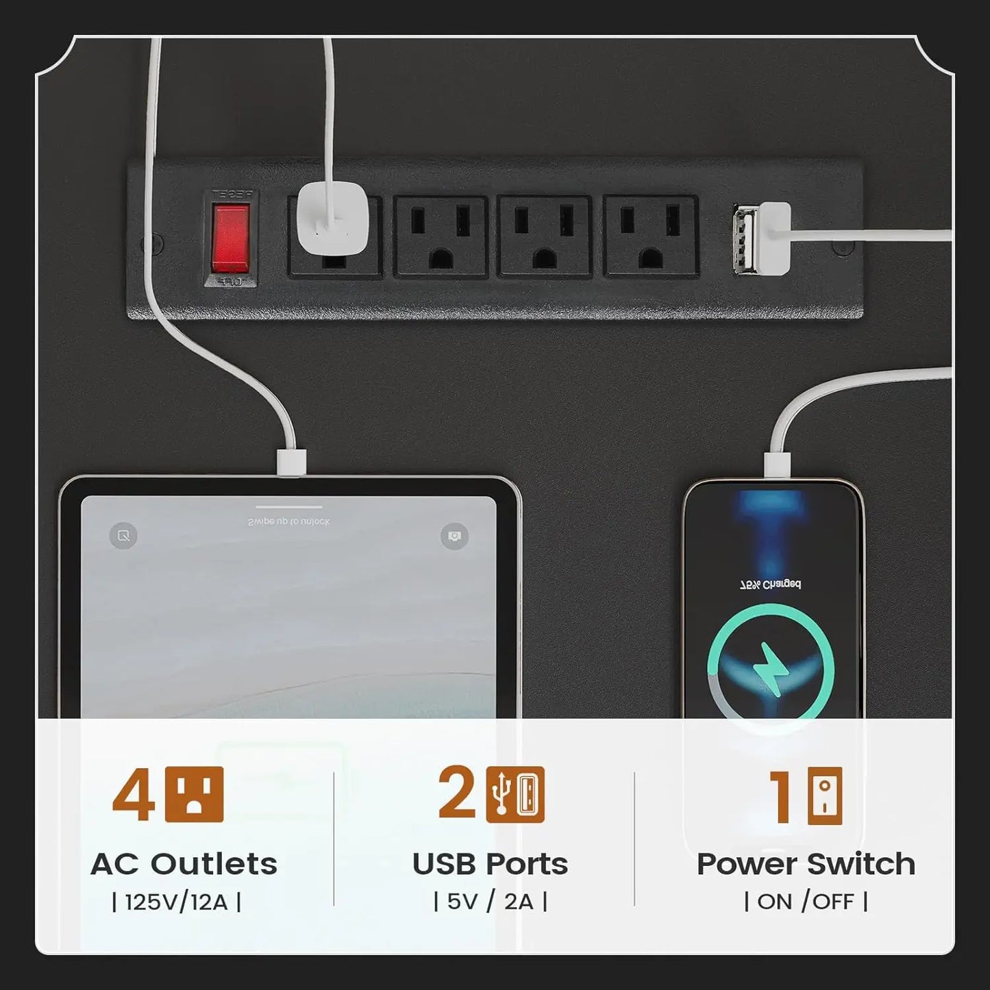 L-Shaped Executive Office Desk