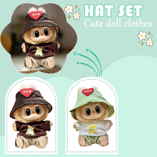 Labubu 17cm Doll Clothes Set