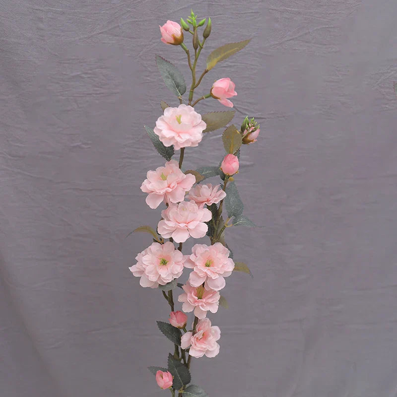 Artificial Silk Camellia Flower Branch