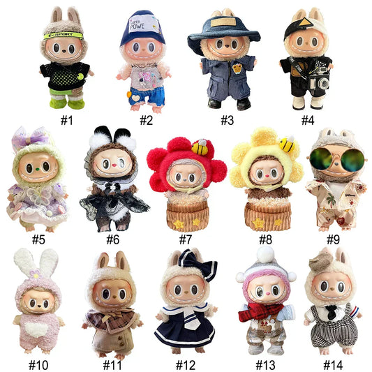 Labubu Mini Doll Clothes Accessories