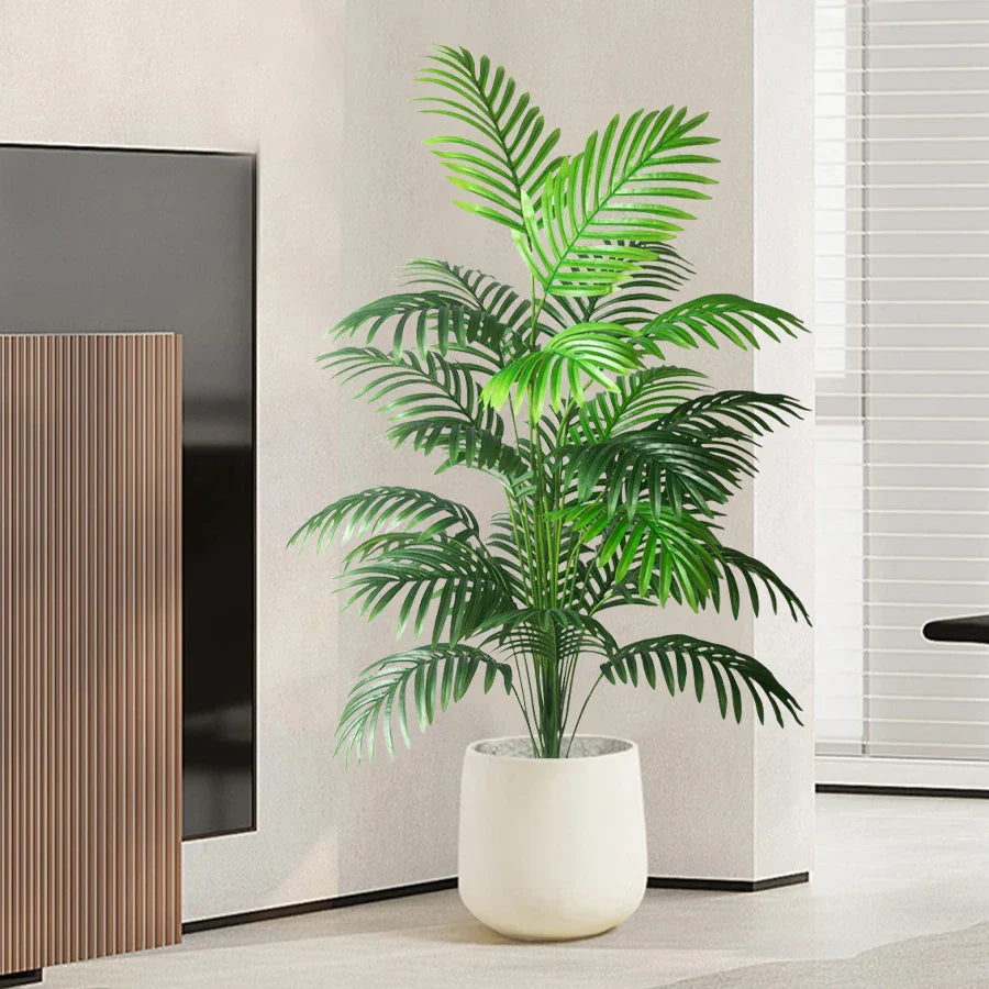 Large Artificial Palm Tree – Tropical Home Decor