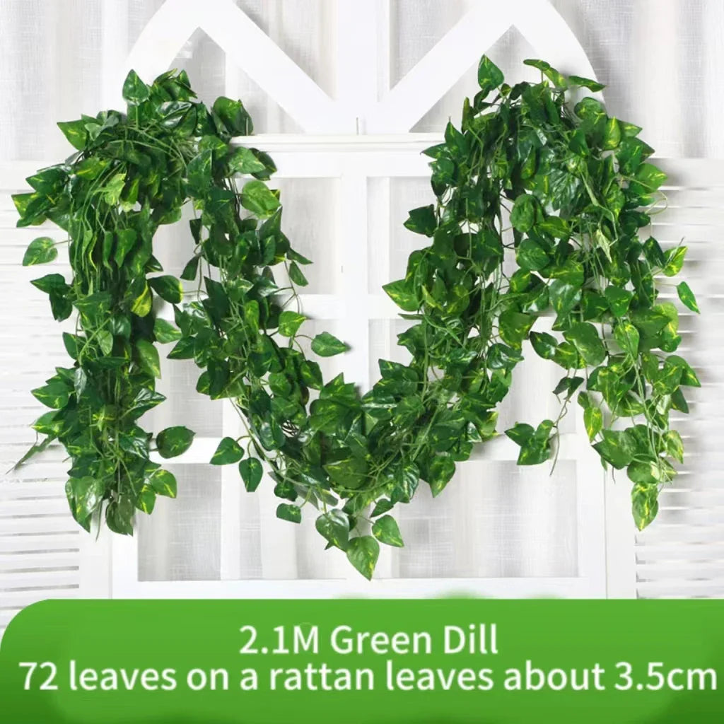 Artificial Garland Silk Wall Plant Home