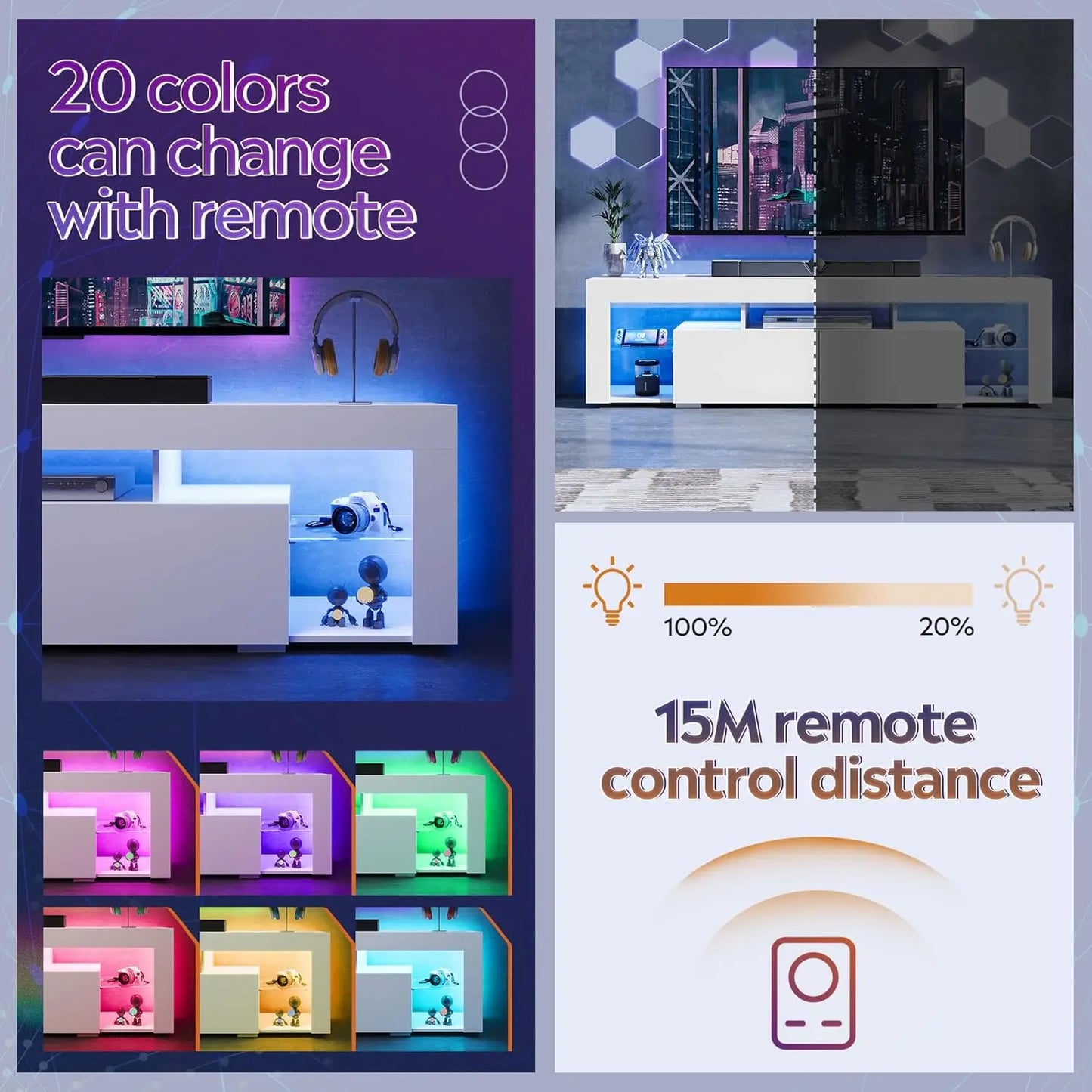 63 Inch LED TV Stand