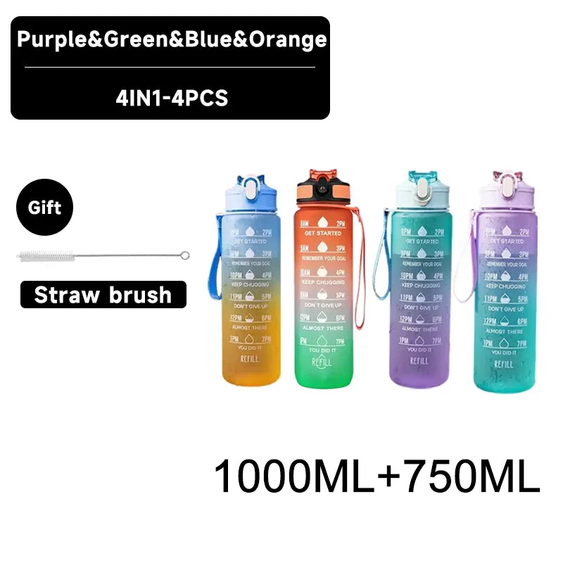Colorful Plastic Water Bottle For Gym