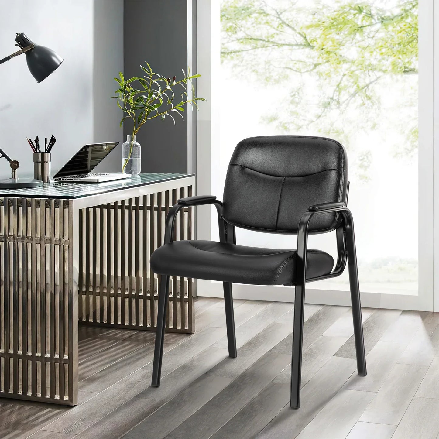 JHK PU Leather Guest Chair