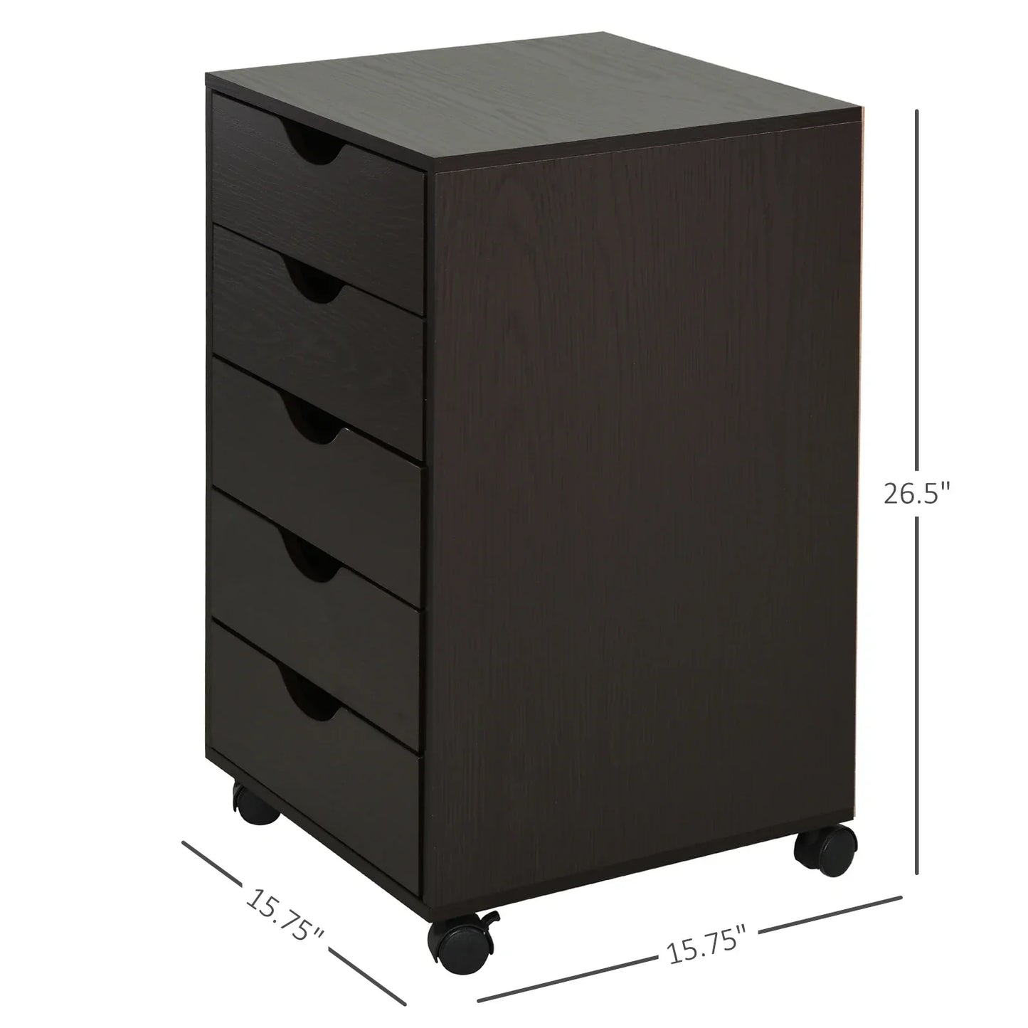 Homcom 5-Drawer File Cabinet