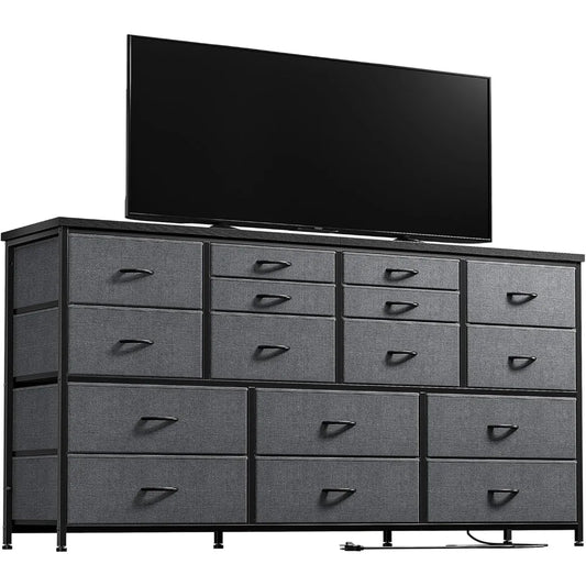 60'' TV Stand Dresser with Storage