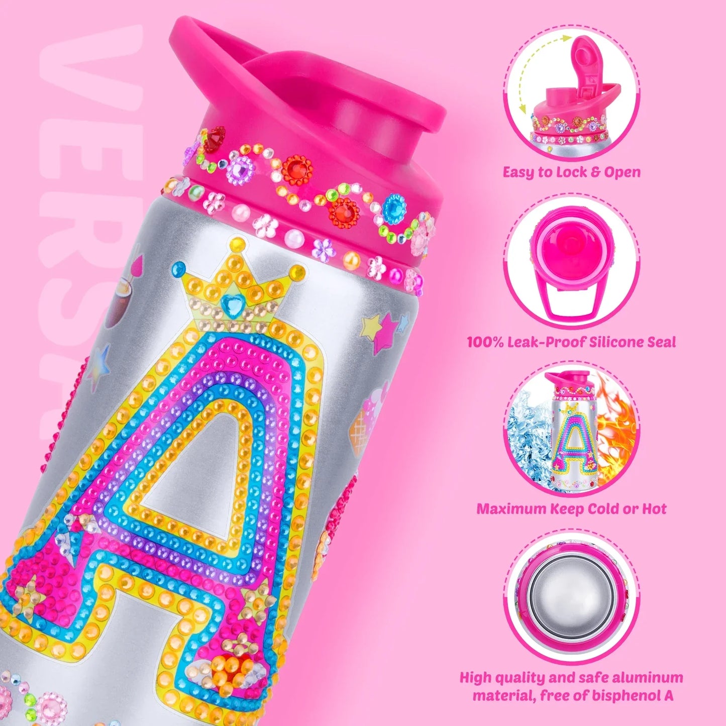 Children DIY Arts Water Bottle
