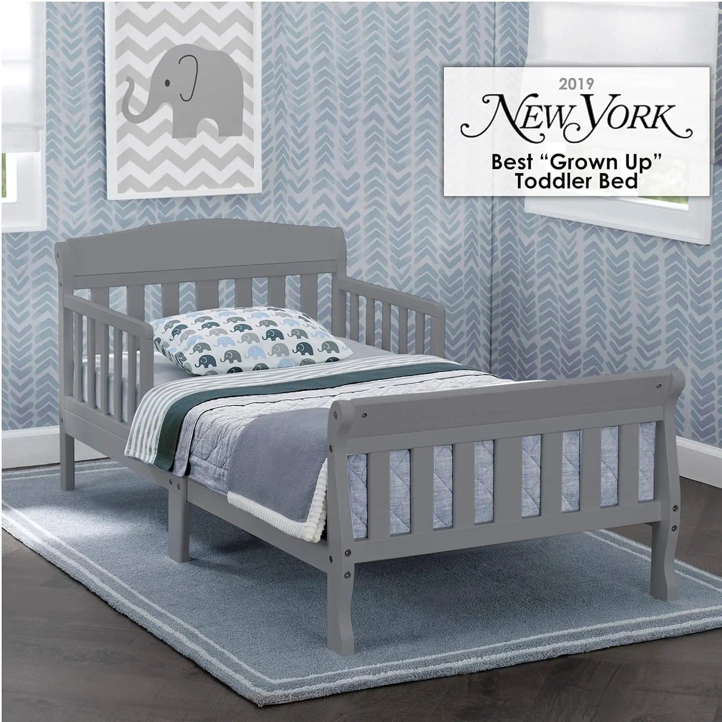 Canton Toddler Bed in Grey