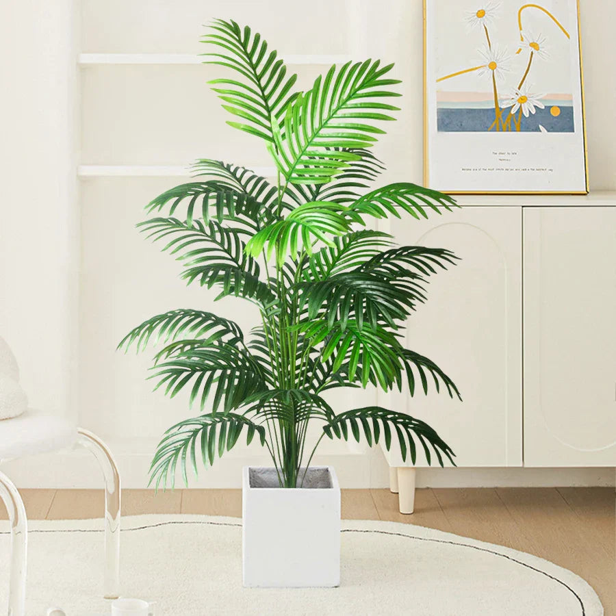 Large Artificial Palm Tree – Tropical Home Decor