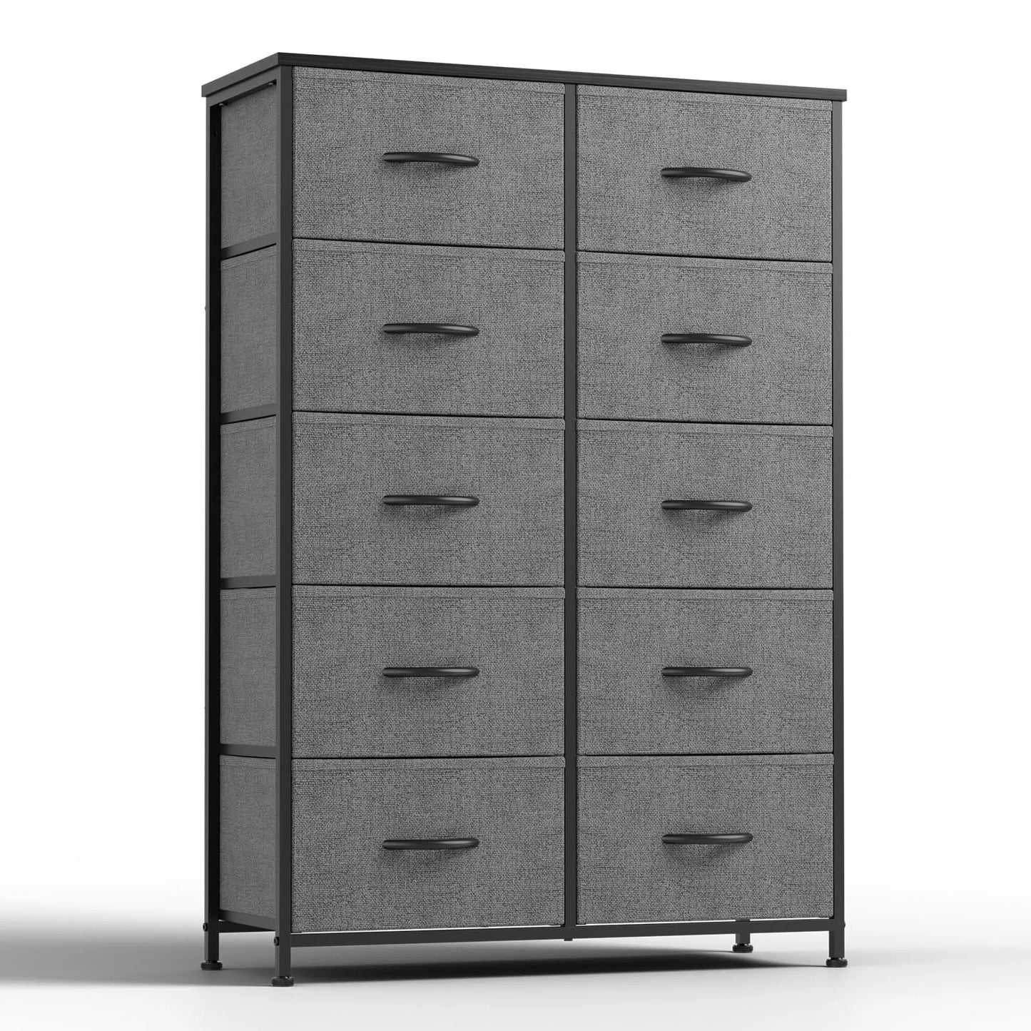 JHK Table with 10 Fabric Drawers